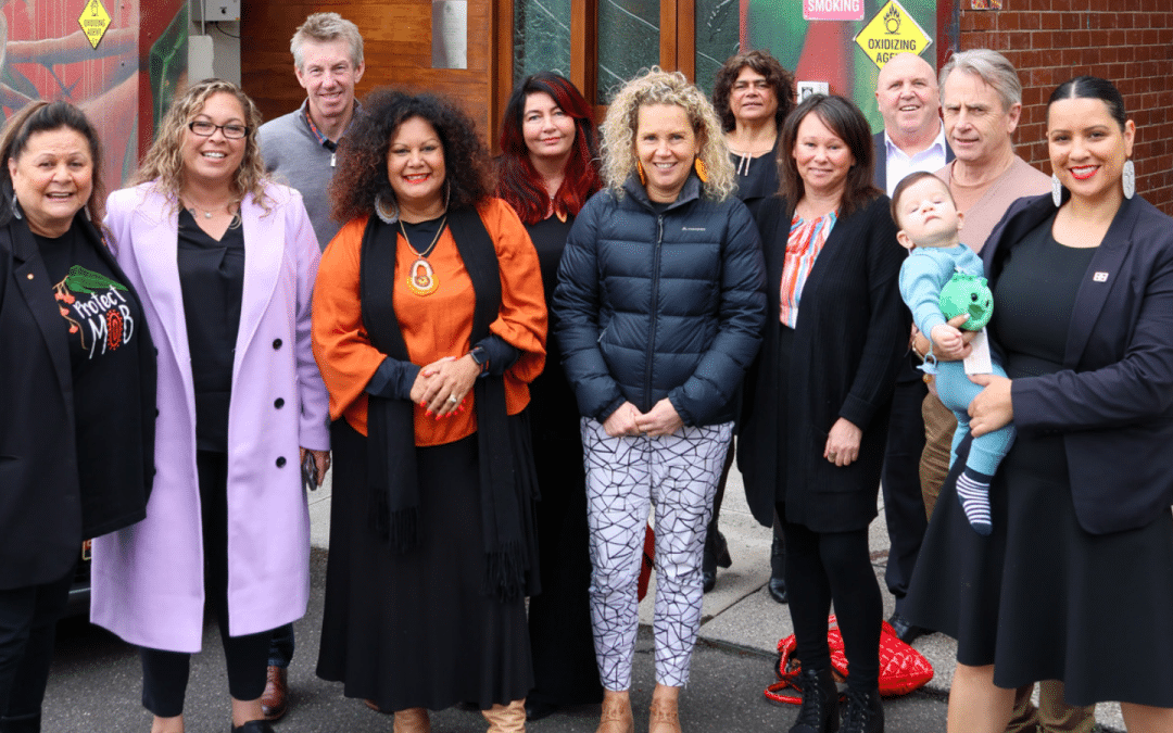 Assistant Minister Malarndirri McCarthy and Senator Jana Stewart meet with VACCHO Members