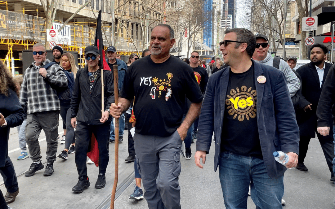 VACCHO Pays Tribute To ‘Legend’ Michael Long as Inspiring Walk For ‘Yes’ Vote Begins