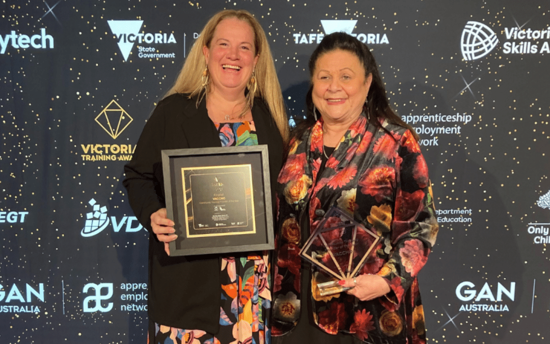 VACCHO’S RTO WINS VICTORIAN TRAINING AWARD